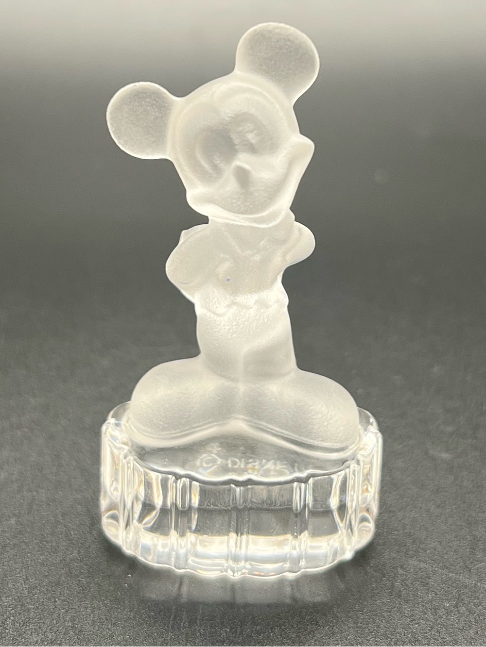 🌟 VINTAGE Goebel Disney Frosted Crystal Mickey Mouse Figurine